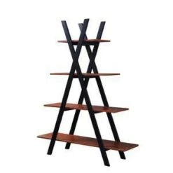 59" Oxford A Frame Bookshelf - Breighton Home Cherry/black -Bookshelves Sales Shop unnamed file 1007