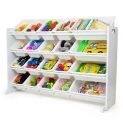 Cambridge Extra Large Toy Storage Organizer with 20 Storage Bins White - Humble Crew -Bookshelves Sales Shop unnamed file 102