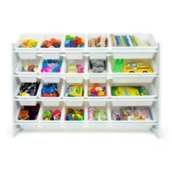 Cambridge Extra Large Toy Storage Organizer with 20 Storage Bins White - Humble Crew -Bookshelves Sales Shop unnamed file 103