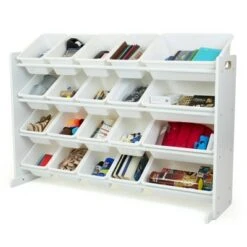 Cambridge Extra Large Toy Storage Organizer with 20 Storage Bins White - Humble Crew -Bookshelves Sales Shop unnamed file 104