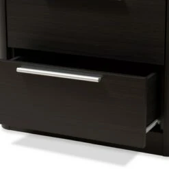 15.47" 2 Drawer Carlingford Modern and Contemporary Espresso Finished Wood Bookshelf Brown - Baxton Studio 16 15.47" 2 Drawer Carlingford Modern and Contemporary Espresso Finished Wood Bookshelf Brown - Baxton Studio -Bookshelves Sales Shop unnamed file 1046