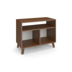 24" Modern Cub Storage Credenza - HON BASYX Toasted Walnut -Bookshelves Sales Shop unnamed file 1116