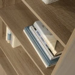 71" Beginnings Bookcase with Doors Light Brown - Sauder -Bookshelves Sales Shop unnamed file 1182