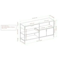 30" Covington Storage Blend Console - Saracina Home Rustic Oak -Bookshelves Sales Shop unnamed file 1188