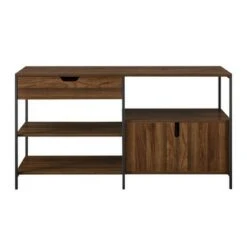 30" Covington Storage Blend Console - Saracina Home Rustic Oak -Bookshelves Sales Shop unnamed file 1189