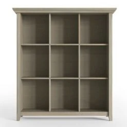 48"x44" Normandy 9 Cube Bookcase and Storage Unit - Wyndenhall Black -Bookshelves Sales Shop unnamed file 119