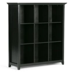 48"x44" Normandy 9 Cube Bookcase and Storage Unit - Wyndenhall Black -Bookshelves Sales Shop unnamed file 121