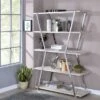 Ketano Metal 4-Shelf Bookcase in Chrome - Furniture of America -Bookshelves Sales Shop unnamed file 1212