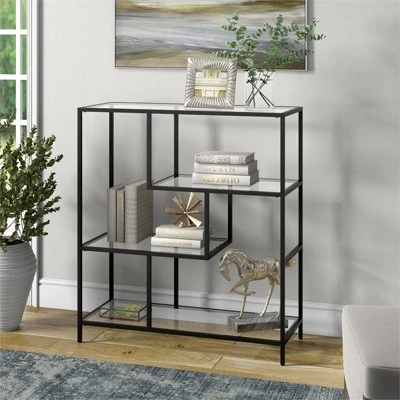 Henn& Hart Black Bronze Bookcase - Henn&Hart 5 Henn& Hart Black Bronze Bookcase - Henn&Hart - Image 3