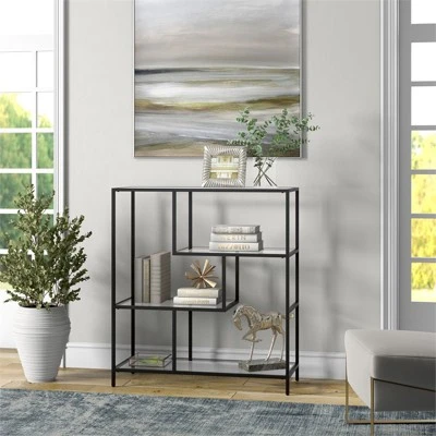 Henn& Hart Black Bronze Bookcase - Henn&Hart 7 Henn& Hart Black Bronze Bookcase - Henn&Hart - Image 5