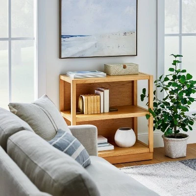 Threshold Designed W/Studio McGee 30" Delle 3 Shelf Bookcase - Threshold™ designed with Studio McGee 3 Threshold Designed W/Studio McGee 30" Delle 3 Shelf Bookcase - Threshold™ designed with Studio McGee