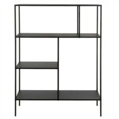 Henn& Hart 48" Tall Black Bronze Bookcase - Henn&Hart 12 Henn& Hart 48" Tall Black Bronze Bookcase - Henn&Hart -Bookshelves Sales Shop unnamed file 1286