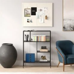 Henn& Hart 48" Tall Black Bronze Bookcase - Henn&Hart 14 Henn& Hart 48" Tall Black Bronze Bookcase - Henn&Hart -Bookshelves Sales Shop unnamed file 1288