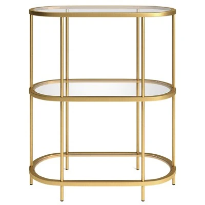 Henn& Hart Brass Metal Bookcase - Henn&Hart 5 Henn& Hart Brass Metal Bookcase - Henn&Hart - Image 3
