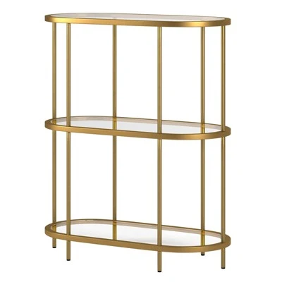 Henn& Hart Brass Metal Bookcase - Henn&Hart 8 Henn& Hart Brass Metal Bookcase - Henn&Hart - Image 6