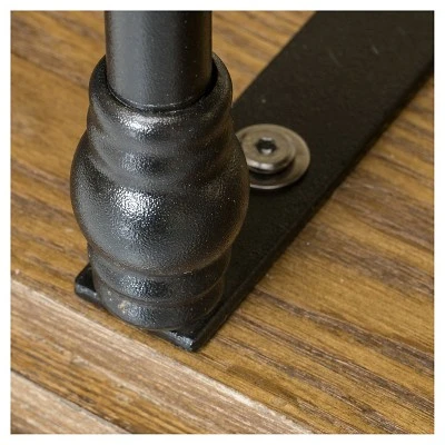 Appleton 34.1" Two Shelf Industrial Media Bookcase Brown - Christopher Knight Home 6 Appleton 34.1" Two Shelf Industrial Media Bookcase Brown - Christopher Knight Home - Image 4