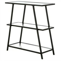 Henn& Hart 36 in. Tall Black Bronze Bookcase - Henn&Hart -Bookshelves Sales Shop unnamed file 1342