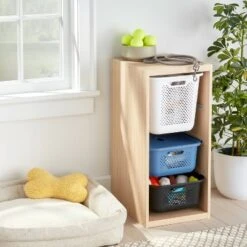 Short Sliding Bin Cube - Brightroom™ Natural