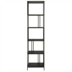 Henn& Hart 18" Wide Black Bronze Bookcase - Henn&Hart