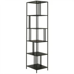 Henn& Hart 18" Wide Black Bronze Bookcase - Henn&Hart -Bookshelves Sales Shop unnamed file 1413