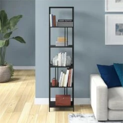 Henn& Hart 18" Wide Black Bronze Bookcase - Henn&Hart -Bookshelves Sales Shop unnamed file 1417