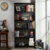 Iman 5-Shelf Wood Bookcase in Dark Gray and Black - Furniture of America -Bookshelves Sales Shop unnamed file 1497