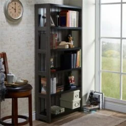 Iman 5-Shelf Wood Bookcase in Dark Gray and Black - Furniture of America 9 Iman 5-Shelf Wood Bookcase in Dark Gray and Black - Furniture of America -Bookshelves Sales Shop unnamed file 1498