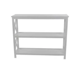 Contemporary 3 Tier Low Wooden Shelf - Olivia & May White 11 Contemporary 3 Tier Low Wooden Shelf - Olivia & May White -Bookshelves Sales Shop unnamed file 1556