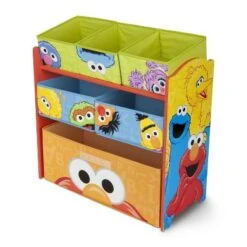 Disney Sesame Street Design and Store 6 Bin Toy Organizer - Delta Children -Bookshelves Sales Shop unnamed file 159