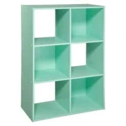 11" 6 Cube Organizer Shelf - Room Essentials™ Turquoise -Bookshelves Sales Shop unnamed file 1594