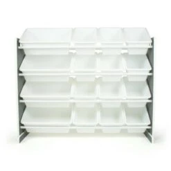 Soho Toy Storage Organizer with 16 Storage Bins Gray/White - Humble Crew -Bookshelves Sales Shop unnamed file 162