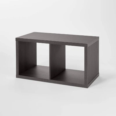 2 Cube Organizer - Brightroom™ Black Oak 6 2 Cube Organizer - Brightroom™ Black Oak - Image 4