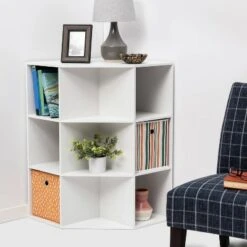 Bookshelves Sales Shop 32 Corner Cube Bookshelf - Room Essentialsâ„¢ Gray