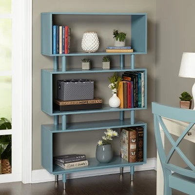 59.5" Margo Bookshelf - Buylateral Gray 3 59.5" Margo Bookshelf - Buylateral Gray