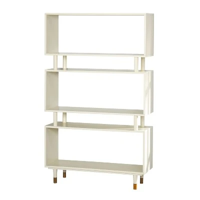 59.5" Margo Bookshelf - Buylateral Gray 6 59.5" Margo Bookshelf - Buylateral Gray - Image 4