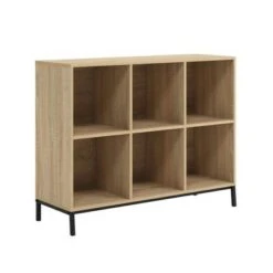 27" 6 Cubbies North Avenue Organizer - Sauder Charter Oak -Bookshelves Sales Shop unnamed file 1712