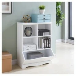 Multi-Cubby Storage Cabinet - White - Danya B.