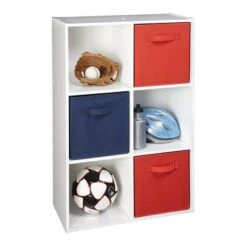 Closetmaid 899600 Decorative Home Stackable 6 Cube Cubeicals Organizer Storage in White with Hardware for Home, Office, Closet, or Toys -Bookshelves Sales Shop unnamed file 1730