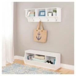 Fremont Entryway Storage Cubbie 3 Bin White - Prepac -Bookshelves Sales Shop unnamed file 1851