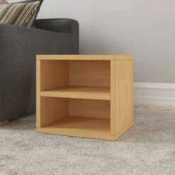 Way Basics Eco Stackable Connect Cube with Shelf Modular Cubby Organizer Storage System Natural Wood Grain -Bookshelves Sales Shop unnamed file 1910