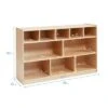 ECR4Kids Birch 5+5 Storage and Cubby Tray Cabinet with Rolling Casters, Mobile Classroom Organizer -Bookshelves Sales Shop unnamed file 1965