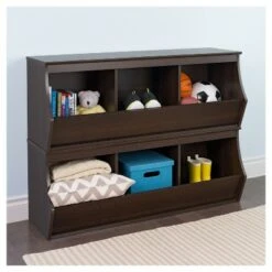 Fremont Entryway Storage Cubbie - 6 Bin - Espresso - Prepac -Bookshelves Sales Shop unnamed file 1977