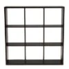 Janne 9 Cube Multipurpose Storage Shelf Dark Brown - Baxton Studio -Bookshelves Sales Shop unnamed file 1978