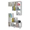Set of 2 38.58" Cascavel Stair Cubby White - Manhattan Comfort