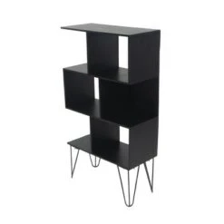 Mid-Century Modern Wooden Cube Shelf - Olivia & May Black -Bookshelves Sales Shop unnamed file 2023