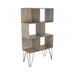 Mid-Century Modern Wooden Cube Shelf - Olivia & May Black -Bookshelves Sales Shop unnamed file 2025