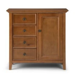 WyndenHall 37" Halifax Medium Storage Cabinet - Wyndehall Hickory Brown -Bookshelves Sales Shop unnamed file 2060