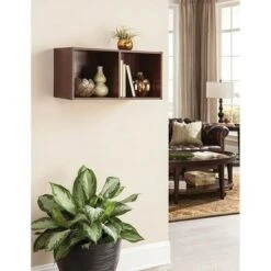 Closetmaid 102300 Decorative Stackable or Hung-able 2-Cube Cubeicals Organizer Storage, Dark Cherry