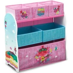 Disney Trolls World Tour Design and Store 6 Bin Toy Organizer - Delta Children -Bookshelves Sales Shop unnamed file 211