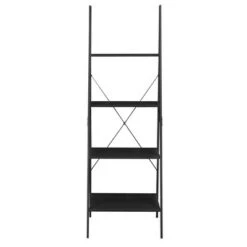 Regency 72" Nomad Ladder Bookcase - Niche Black